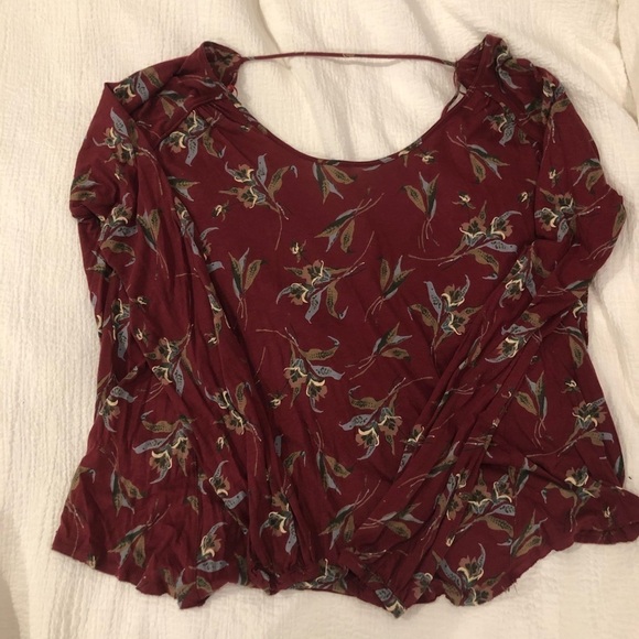 Free People 'Elsa' Open Back Jersey Top - Picture 7 of 8